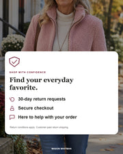 Mason Whitman: 30-day return requests, secure checkout and customer support. Return conditions and customer-paid shipping apply.