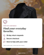 Mason Whitman shopping information: 30-day return requests, secure checkout and customer support. Conditions and customer-paid return shipping apply.