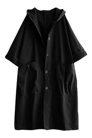 One Size Fits All Oversized Water-Resistant Windbreaker Jacket