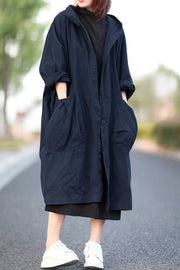 One Size Fits All Oversized Water-Resistant Windbreaker Jacket