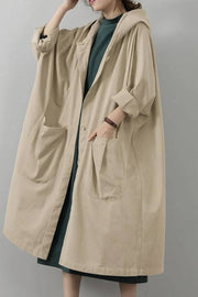 One Size Fits All Oversized Water-Resistant Windbreaker Jacket