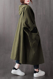 One Size Fits All Oversized Water-Resistant Windbreaker Jacket