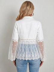 Sunnelace | Lace-Panel Jacket