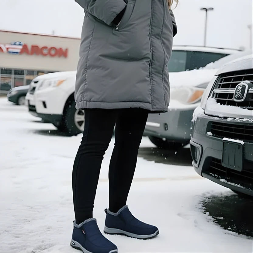 Sianna | Quilted Waterproof Slip-On Ankle Boots