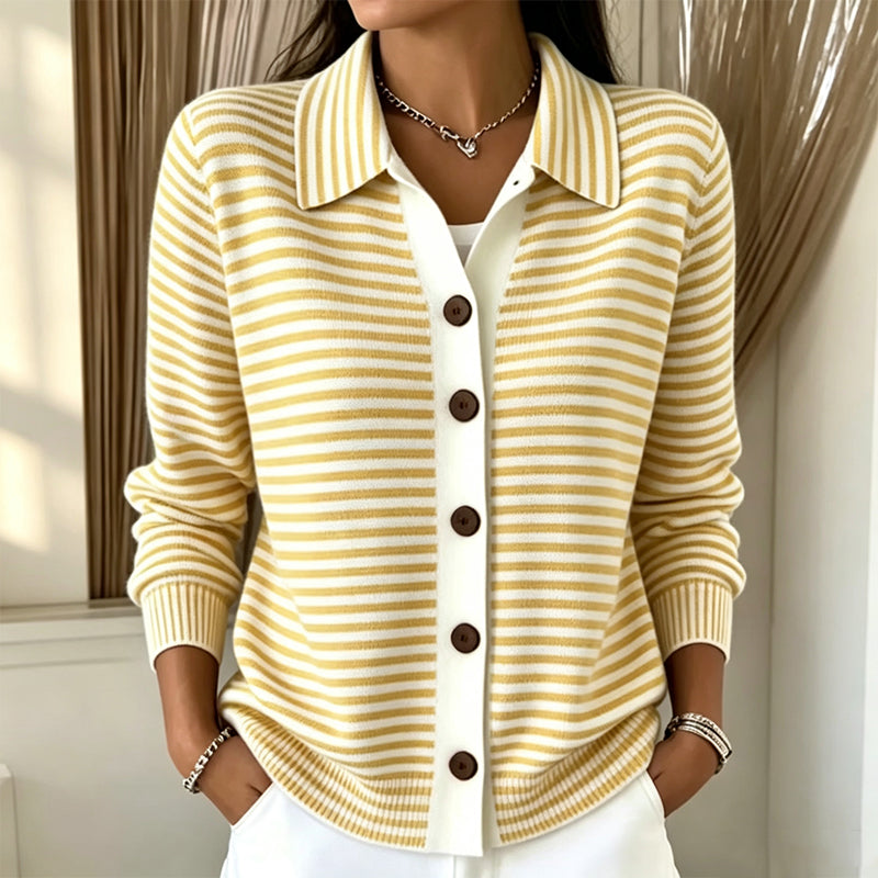 Wren | Striped Knit Cardigan