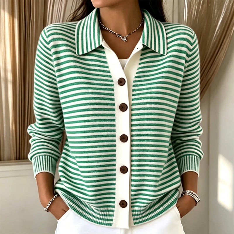 Wren | Striped Knit Cardigan