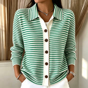 Wren | Striped Knit Cardigan