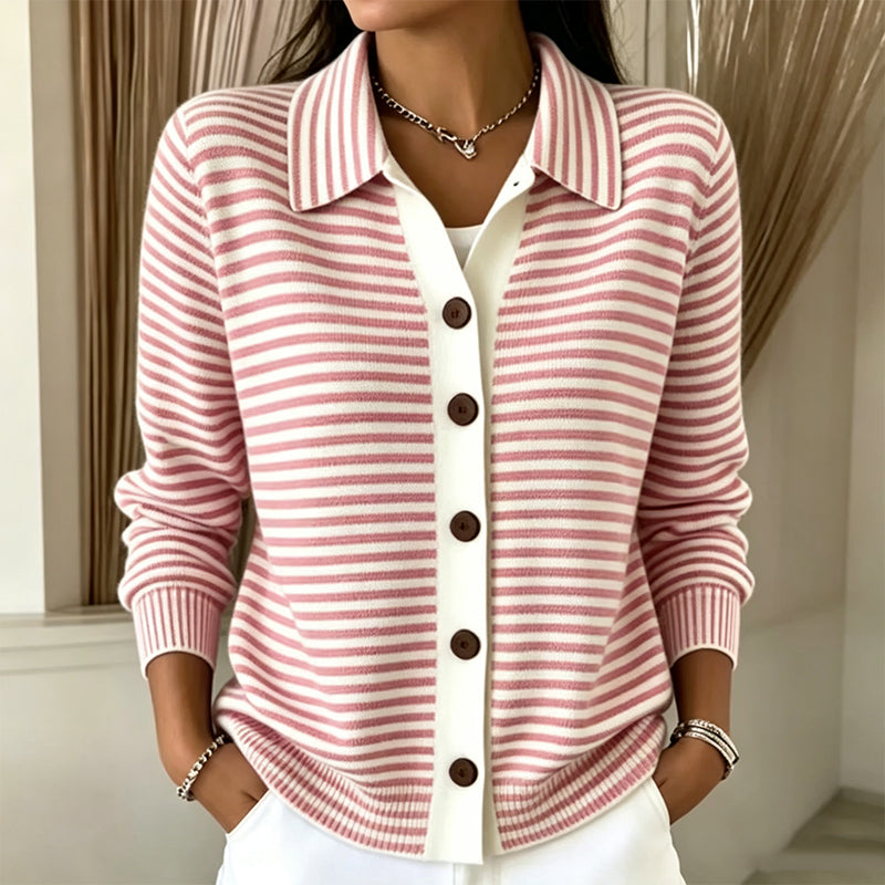 Wren | Striped Knit Cardigan