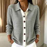 Wren | Striped Knit Cardigan