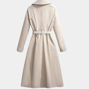 Clarice | Belted Classic Midi Trench Coat