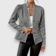 Loretta | Textured Button-Front Cardigan