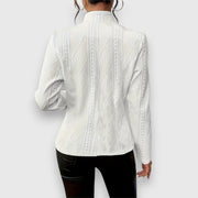 Loretta | Textured Button-Front Cardigan