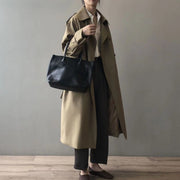 Katherine | Double-Breasted Belted Long Trench Coat