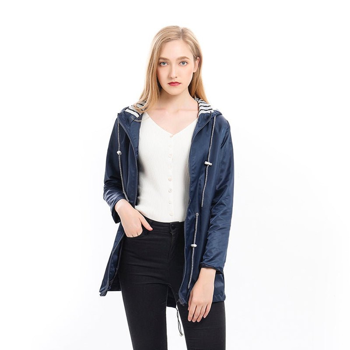 Rosalind | Hooded Rain Coat
