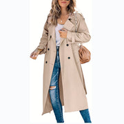 Juliet | Double-Breasted Belted Longline Trench Coat