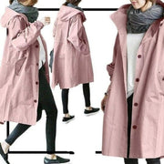 Maisie | Oversized Hooded Button-Front Coat