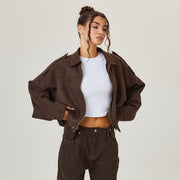 Louisa | Oversized Bomber Jacket