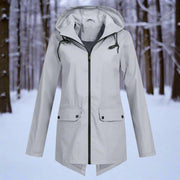 Lorraine | Hooded Waterproof Longline Rain Jacket