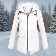 Lorraine | Hooded Waterproof Longline Rain Jacket